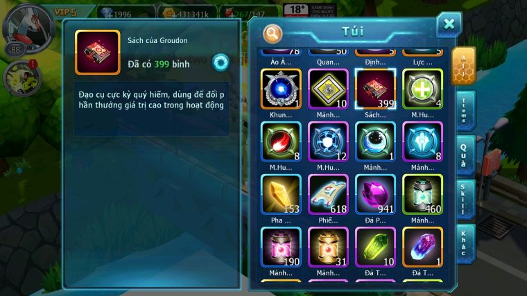 MÃ : #TTS4723 - SV 1727 V5- MEW GIÁP BÁ CHỦ CẶP LATI BC UNVOA MES