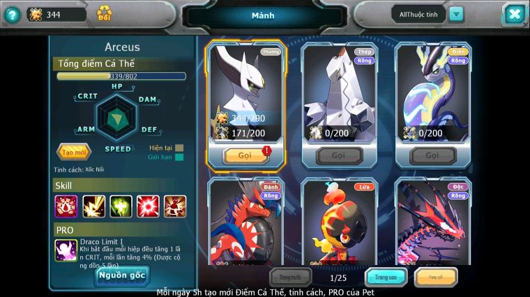 MÃ : #TTS4727 - SV 1772 - TOP 11 - V9 - 660 SÁCH - UNVOA CẶP LATI BÁ CHỦ GIRATINA BC ZEVIL NHIỀU PET HT