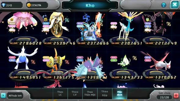 MÃ : #TTS4726 - SV 1632 - V5 - DIANCIE BC TAPU FINI BC UNVOA XERM RAYQUAZA LUGIA