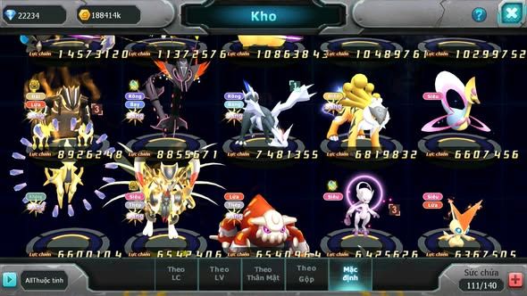 MÃ : #TTS4732 - SV 876 - TOP10 - V15 - GẦN ĐỦ W CH HOOH CH DYNAMAX DRAK HOOH BC CẶP ZEVIL SINH THÁI CỰC BÁ UNVOA WB DYNAMAX NHIỀU PET HT