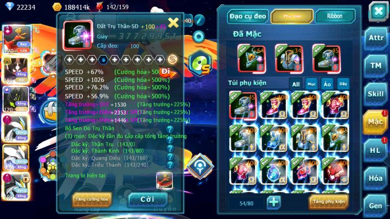 MÃ : #TTS4732 - SV 876 - TOP10 - V15 - GẦN ĐỦ W CH HOOH CH DYNAMAX DRAK HOOH BC CẶP ZEVIL SINH THÁI CỰC BÁ UNVOA WB DYNAMAX NHIỀU PET HT