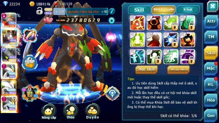 MÃ : #TTS4732 - SV 876 - TOP10 - V15 - GẦN ĐỦ W CH HOOH CH DYNAMAX DRAK HOOH BC CẶP ZEVIL SINH THÁI CỰC BÁ UNVOA WB DYNAMAX NHIỀU PET HT