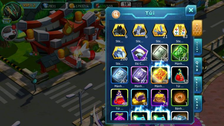 MÃ : #TTS4738 - SV 1393 - V12 - PIKACHU DYNAMX RAIKOU CH HOOH BC WB DYNAMAX UNVOA TAPU KOKO BC THẦN GIÓ BC QVLD BC