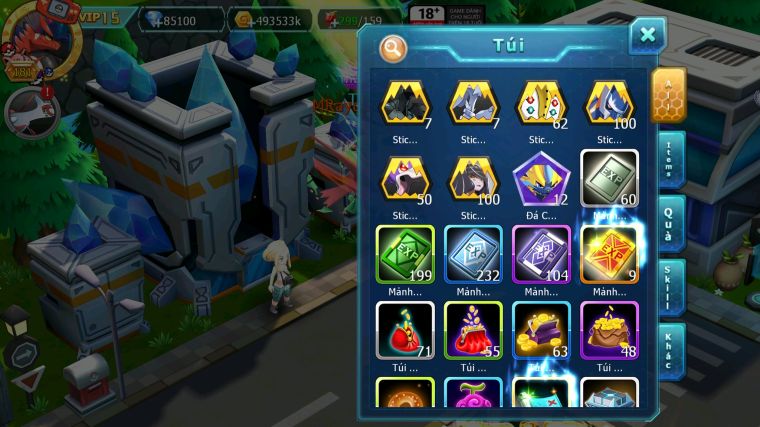 MÃ : #TTS4744 - SV 1610 - TOP 23 - 2K1 SÁCH - V15 - 85K KC KORAIDON BÁ CHỦ ĐC CHUYÊN 2 SAO HOOH DYNAMAX YVETAL BC QVLD BC THẦN GIÓ BC CẶP LATI BC