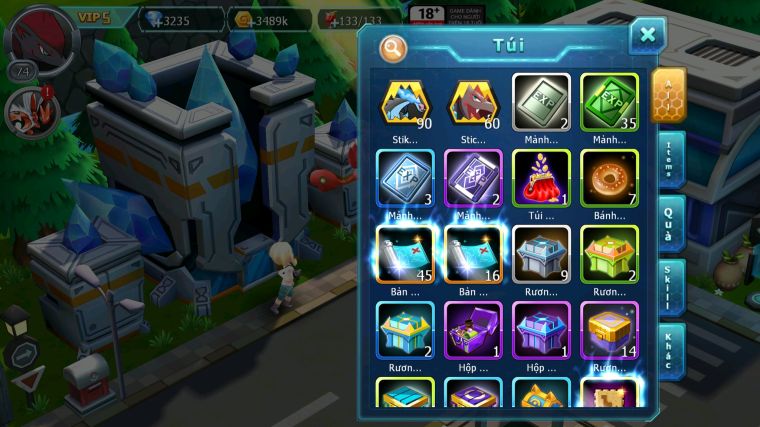 MÃ : #TTS4743 - SV 1813 - TOP28 - V5 - AMDLO MES ZOROA GOODRA GIRATINA