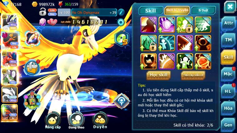 MÃ : #TTS4748 - SV 1683 - TOP4 - V15 - 6K8 SÁCH - CẶP RỒNG BÁ CHỦ BUILD CỰC CHẤT HOOH DYNAMAX THẦN GIÓ BC UNVOA NHIỀU PET HT