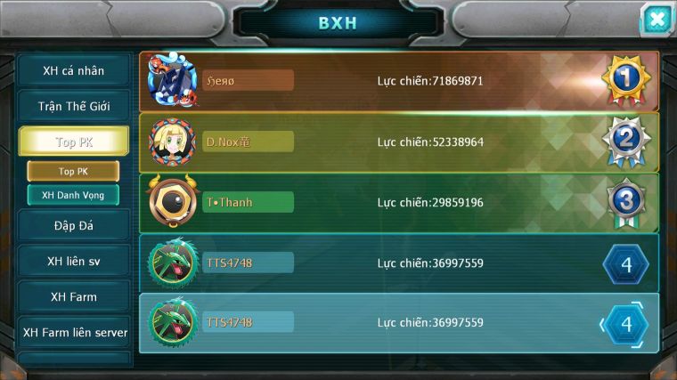 MÃ : #TTS4748 - SV 1683 - TOP4 - V15 - 6K8 SÁCH - CẶP RỒNG BÁ CHỦ BUILD CỰC CHẤT HOOH DYNAMAX THẦN GIÓ BC UNVOA NHIỀU PET HT