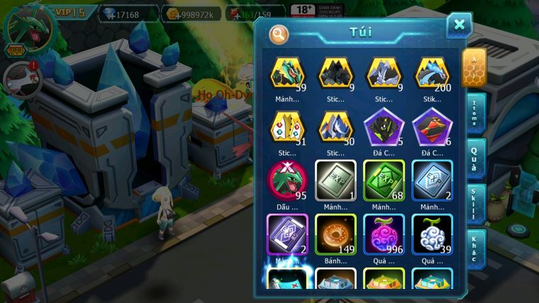 MÃ : #TTS4748 - SV 1683 - TOP4 - V15 - 6K8 SÁCH - CẶP RỒNG BÁ CHỦ BUILD CỰC CHẤT HOOH DYNAMAX THẦN GIÓ BC UNVOA NHIỀU PET HT