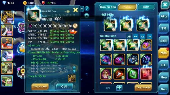 MÃ : #TTS4747 - SV 1822 - TOP 18 - V7 - 480 SÁCH - GIRAITNA LATI HOOH LUGIA RAIKOU