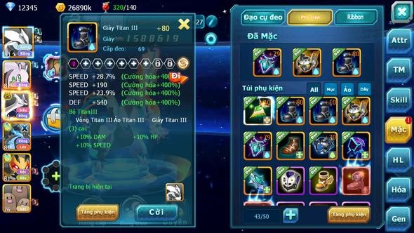 MÃ : #TTS4746 - SV 1791 - TOP 31 - UNVOA GOODRA LATIOS BÁ CHỦ ĐUA TOP CỰC NGON