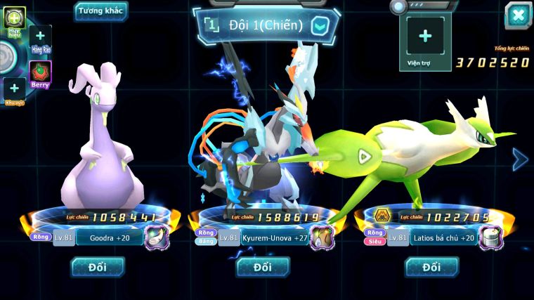 MÃ : #TTS4746 - SV 1791 - TOP 31 - UNVOA GOODRA LATIOS BÁ CHỦ ĐUA TOP CỰC NGON