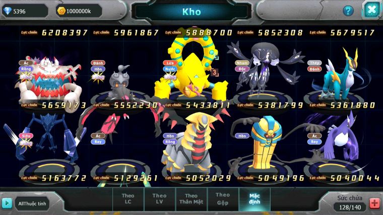 MÃ : #TTS4754 - SV 711 - V12 - TOP 18 - HOOH DYNAMAX HOOPA BÁ CHỦ UNVOA WB BÁ CHỦ THẦN GIÓ BC DIANCIE BC NHIỀU PET HUYỀN THOẠI