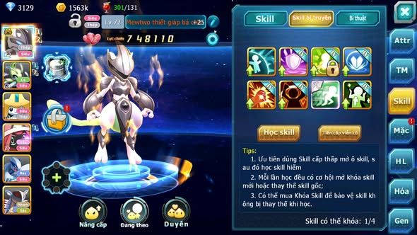 MÃ : #TTS4753 - SV 1733 - V3 - MEW GIÁP BÁ CHỦ CELEBI JIRACHI TAPU LELE LUGIA