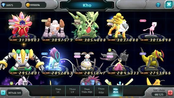 MÃ : #TTS4752 - SV 1243 - TOP 27 - V15 - 17K KC - HOOH CH DYNAMAX UNVOA BC WB BC PALKIA BC DIANCIE BC KYOGRE BC Z100 BC