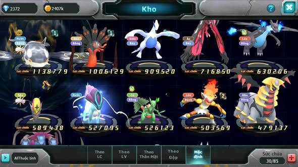 MÃ : #TTS4760 - SV 1819 - TOP 26 - V10 - QVBC BÁ CHỦ ZEVIL LUGIA YVETAL NHIỀU PET HT