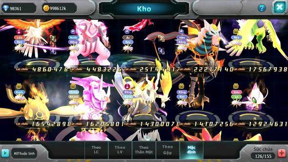 MÃ : #TTS4759 - SV 38 - TOP6 - 98K KC - HOOH CH DYNAMAX PALKIA CH YVETAL CH GIRATINA CH NHIỀU PET BÁ CHỦ