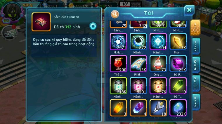 MÃ : #TTS4759 - SV 38 - TOP6 - 98K KC - HOOH CH DYNAMAX PALKIA CH YVETAL CH GIRATINA CH NHIỀU PET BÁ CHỦ