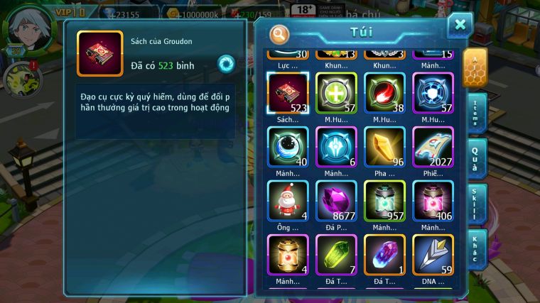 MÃ : #TTS4756 - SV 1669 - V10 - 23K KC - HOOH DYNAMAX THẦN GIÓ QVLD BC YVETLA NHIỀU PET HT