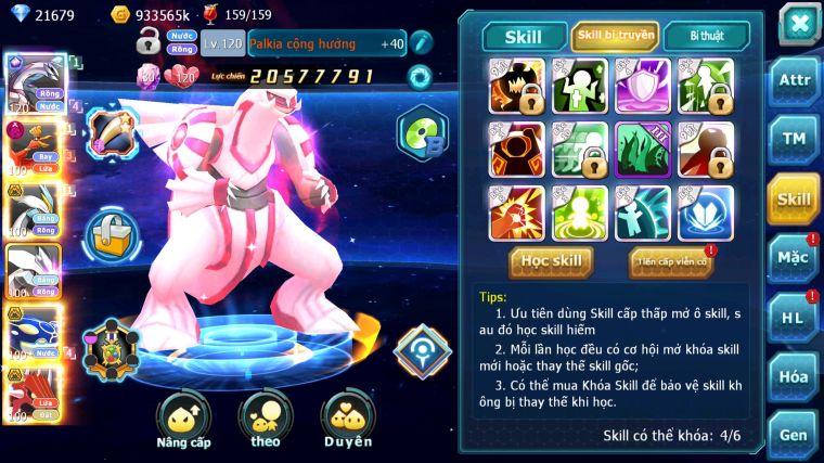 MÃ : #TTS4763 - SV 1380 - V10 - 21K KC - 779 SÁCH - PALKIA CH HOOH DYNAMAX UNVOA WHITE BC CẶP LATI BC MEW GIÁP CB NHIỀU PET HT