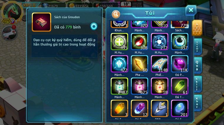 MÃ : #TTS4763 - SV 1380 - V10 - 21K KC - 779 SÁCH - PALKIA CH HOOH DYNAMAX UNVOA WHITE BC CẶP LATI BC MEW GIÁP CB NHIỀU PET HT