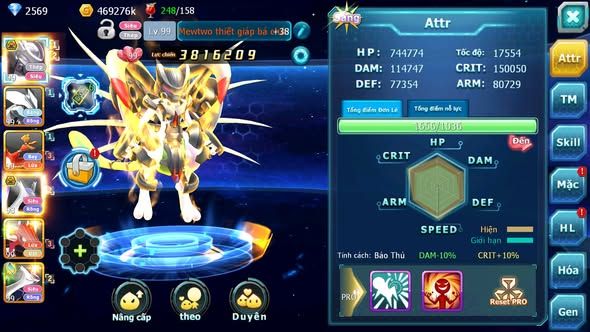 MÃ : #TTS4768 - SV 1189 - V4 - MEW GIÁP BÁ CHỦ UNVOA HOOH LATI BC NHIỀU PET HT