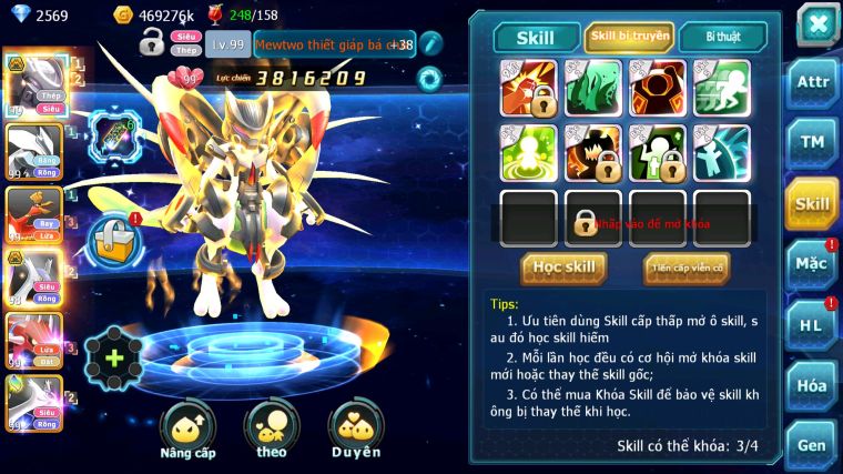 MÃ : #TTS4768 - SV 1189 - V4 - MEW GIÁP BÁ CHỦ UNVOA HOOH LATI BC NHIỀU PET HT