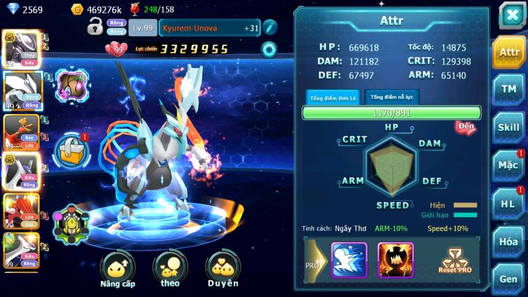 MÃ : #TTS4768 - SV 1189 - V4 - MEW GIÁP BÁ CHỦ UNVOA HOOH LATI BC NHIỀU PET HT