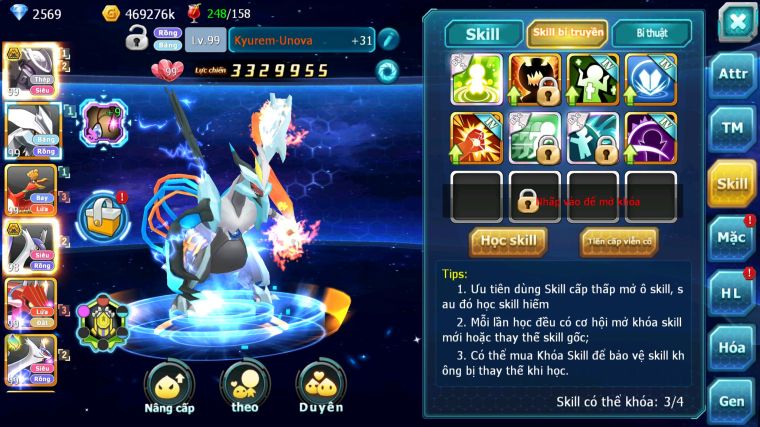 MÃ : #TTS4768 - SV 1189 - V4 - MEW GIÁP BÁ CHỦ UNVOA HOOH LATI BC NHIỀU PET HT