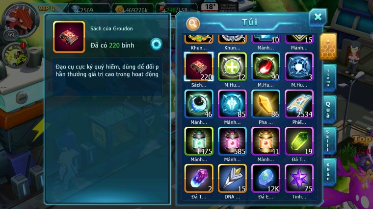 MÃ : #TTS4768 - SV 1189 - V4 - MEW GIÁP BÁ CHỦ UNVOA HOOH LATI BC NHIỀU PET HT