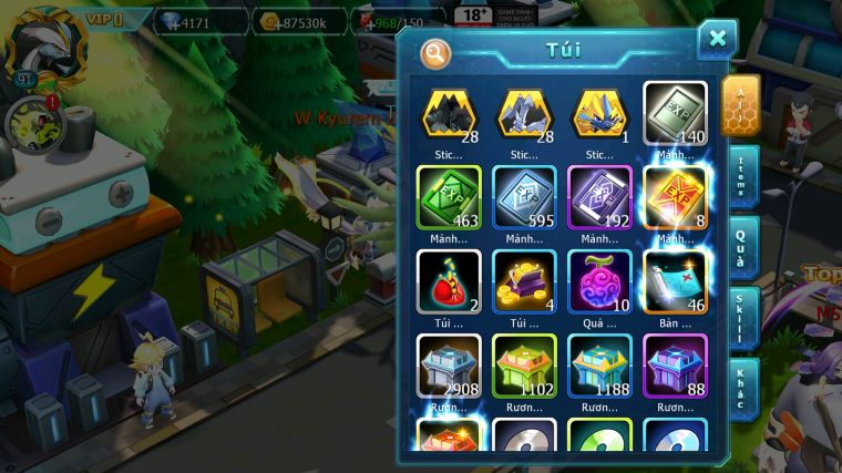 MÃ : #TTS4767 - SV 1369 - 325 SÁCH - UNVOA LUGIA BC WHITE BC GIRATINA HOOH ARC NHAM