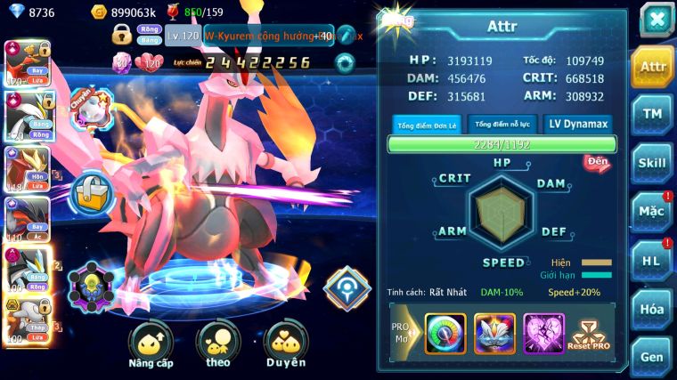 MÃ : #TTS4776 - SV 1339 - TOP6- V15 - HOOH CH DYNAMAX FULL SS WHITE CH DYNAMAX YVETAL CH SƯ TỬ CH BLACK DYNAMAX