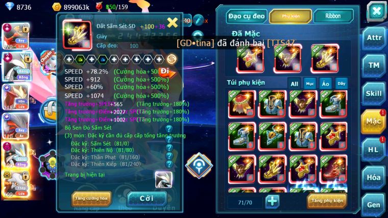 MÃ : #TTS4776 - SV 1339 - TOP6- V15 - HOOH CH DYNAMAX FULL SS WHITE CH DYNAMAX YVETAL CH SƯ TỬ CH BLACK DYNAMAX