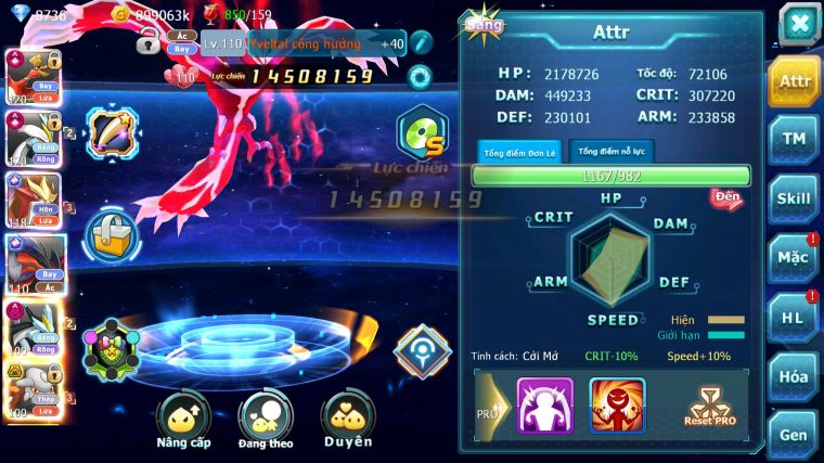 MÃ : #TTS4776 - SV 1339 - TOP6- V15 - HOOH CH DYNAMAX FULL SS WHITE CH DYNAMAX YVETAL CH SƯ TỬ CH BLACK DYNAMAX