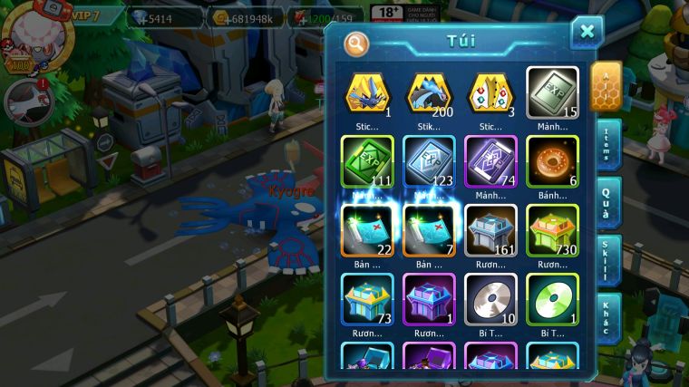 MÃ : #TTS4773 - SV1683 - 933 SÁCH - DIANCIE BC DYNAAMX QVLD BC RẮN BĂNG UNVOA CẶP LATI SAKATAKA BC