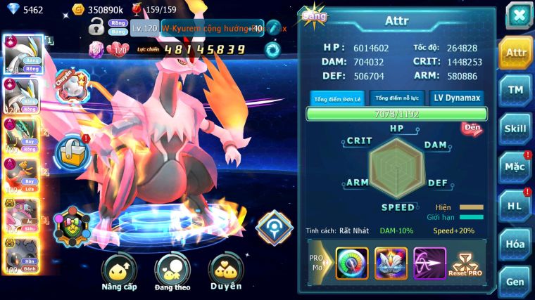 MÃ : #TTS4771 - SV 558 - V16 - TOP7 - WB CỘNG HƯỞNG DYNAMAX RAYQUAZA DYNAMAX HOOH DYNAMAX HOOPA BÁ CHỦ NHIỀU PET HUYỀN THOẠI