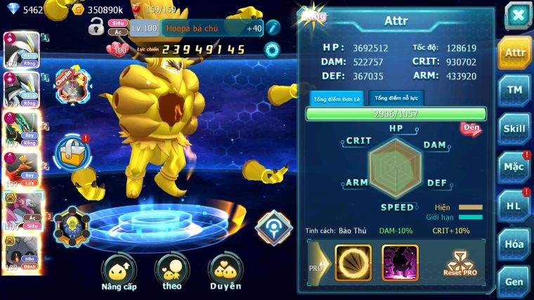 MÃ : #TTS4771 - SV 558 - V16 - TOP7 - WB CỘNG HƯỞNG DYNAMAX RAYQUAZA DYNAMAX HOOH DYNAMAX HOOPA BÁ CHỦ NHIỀU PET HUYỀN THOẠI