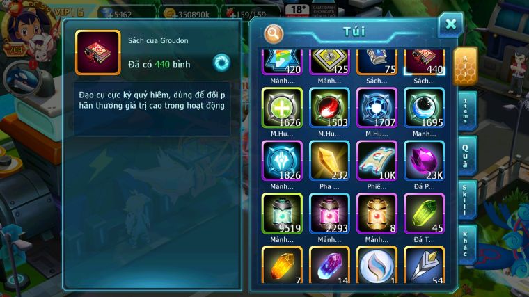 MÃ : #TTS4771 - SV 558 - V16 - TOP7 - WB CỘNG HƯỞNG DYNAMAX RAYQUAZA DYNAMAX HOOH DYNAMAX HOOPA BÁ CHỦ NHIỀU PET HUYỀN THOẠI