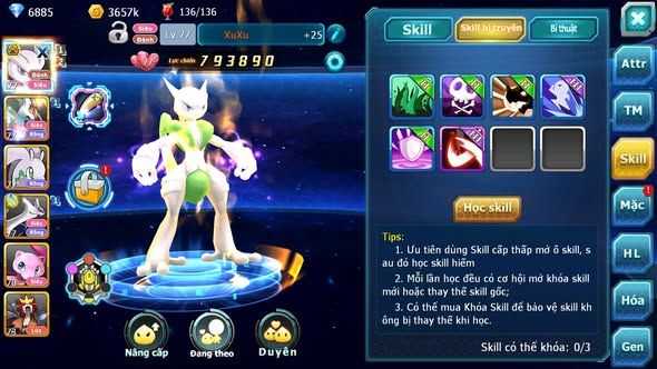 MÃ : #TTS4784 - SV 1810 - V0 - TOP38 - MEWTWO BÁ CHỦ CẶP LATI GOODRA ĐUA TOP NGON