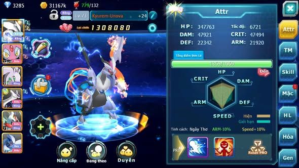 MÃ : #TTS4781 - SV 1806 - TOP32 - UNVOA MES GOODRA CẶP LATI LUGIA