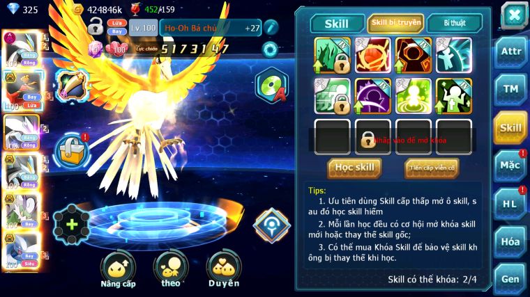 MÃ : #TTS4790 - SV 1420 - V12 - WHITE DYNAMAX HOOH BC UNVOA BLACK BC THẦN GIÓ BC LUGIA BC RAYQUAZA CẶP LATI BÁ CHỦ NHIỀU PET HT