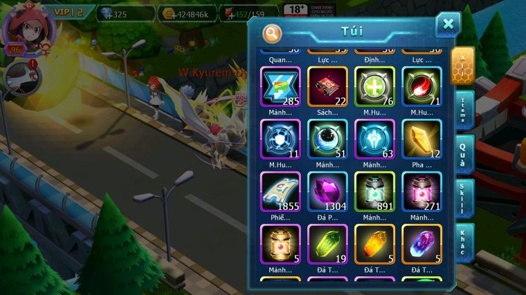 MÃ : #TTS4790 - SV 1420 - V12 - WHITE DYNAMAX HOOH BC UNVOA BLACK BC THẦN GIÓ BC LUGIA BC RAYQUAZA CẶP LATI BÁ CHỦ NHIỀU PET HT