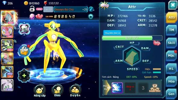 MÃ : #TTS4788 - SV 1813 - TOP37 - DEOXY BÁ CHỦ MES CELEBI NHIỀU PET HT