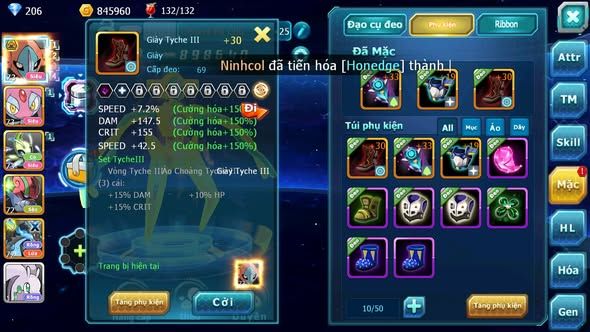 MÃ : #TTS4788 - SV 1813 - TOP37 - DEOXY BÁ CHỦ MES CELEBI NHIỀU PET HT