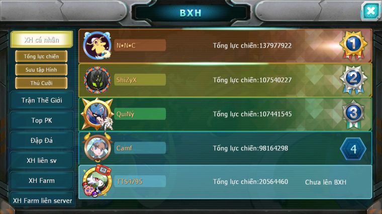 MÃ : #TTS4795 - SV 1520 - V7 - HOOH BC QVLD BC THẦN GIÓ BC YVETAL UNVOA DRAK HOOH NHIỀU PET HT