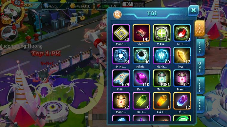 MÃ : #TTS4795 - SV 1520 - V7 - HOOH BC QVLD BC THẦN GIÓ BC YVETAL UNVOA DRAK HOOH NHIỀU PET HT