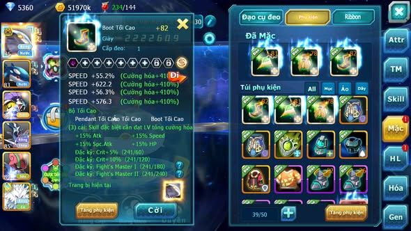 MÃ : #TTS4797 - SV 1772 - TOP 13 - V6 - QVBC BÁ CHỦ KYOGRE RAIKOU DIALGA LATI