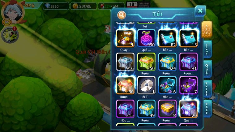 MÃ : #TTS4797 - SV 1772 - TOP 13 - V6 - QVBC BÁ CHỦ KYOGRE RAIKOU DIALGA LATI