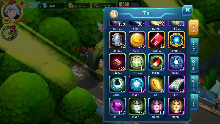 MÃ : #TTS4797 - SV 1772 - TOP 13 - V6 - QVBC BÁ CHỦ KYOGRE RAIKOU DIALGA LATI