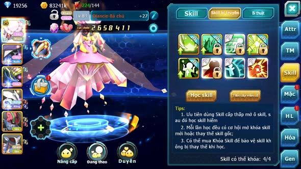 MÃ : #TTS4798 - SV 1793 - V12 - TOP 8 - DIANCIE BÁ CHỦ TAPU FINI XERM UNVOA NHIỀU PET HT