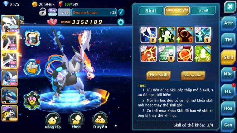 MÃ : #TTS4809 - SV 1663 - V8 - 1K3 SÁCH - UNVOA CẶP LATI BÁ CHỦ LUGIA KYOGR RAIKOU